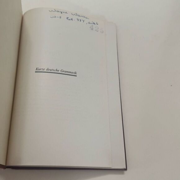 Kurze Deutsche Grammatik [Hardcover] Conrad P. Homberger and Bernard Rechtschaff - Picture 4 of 8